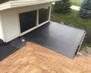 Wisconsin Roofing LLC | Flat Decks | Residential | Side View