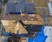 Wisconsin Roofing LLC | Drone | Residential | Wauwatosa | Certainteed PRO | Moire Black | In Process