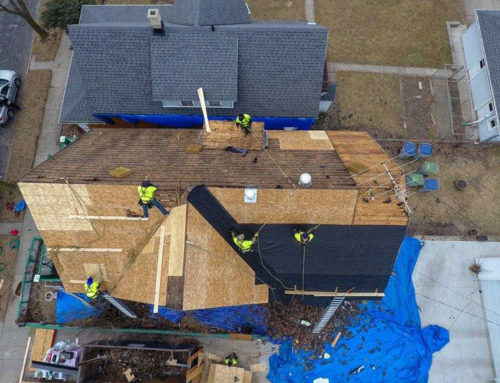 Wisconsin Roofing LLC | Drone | Residential | Wauwatosa | Certainteed PRO | Moire Black | In Process