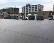 Wisconsin Roofing LLC | Milwaukee | Commercial Roofs | EPDM Rubber Roof ISO Insulation | Top View