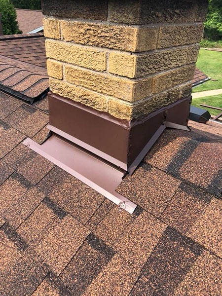 Wisconsin Roofing LLC | Residential | Brookfield | Custom Chimney Flashing