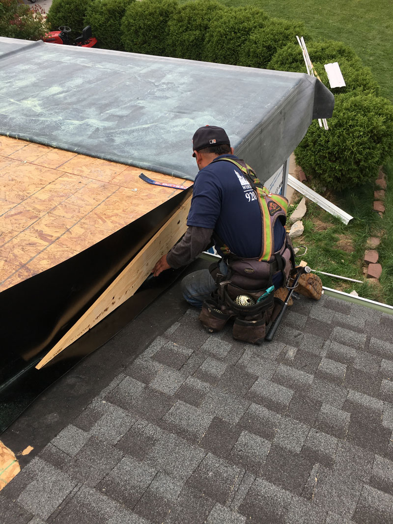 Wisconsin Roofing LLC | Flat Decks | Residential | In Process