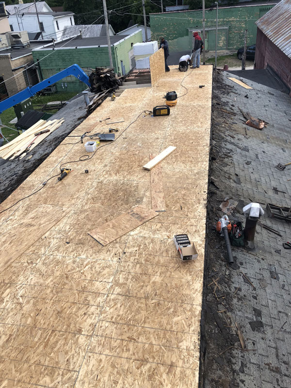 Wisconsin Roofing LLC | Case Study | Hugh Lomas | During Tear Out