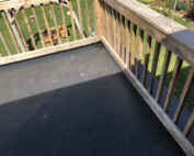 Wisconsin Roofing LLC | Flat Decks | Residential | Wood Rails