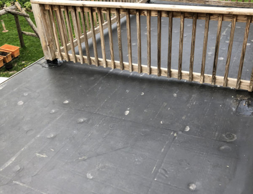 Wisconsin Roofing LLC | Flat Decks | Residential | Wood Side Rail