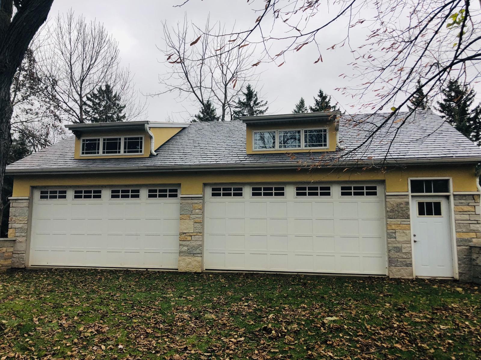 Wisconsin Roofing LLC | Residential | Composite Slate | Garage