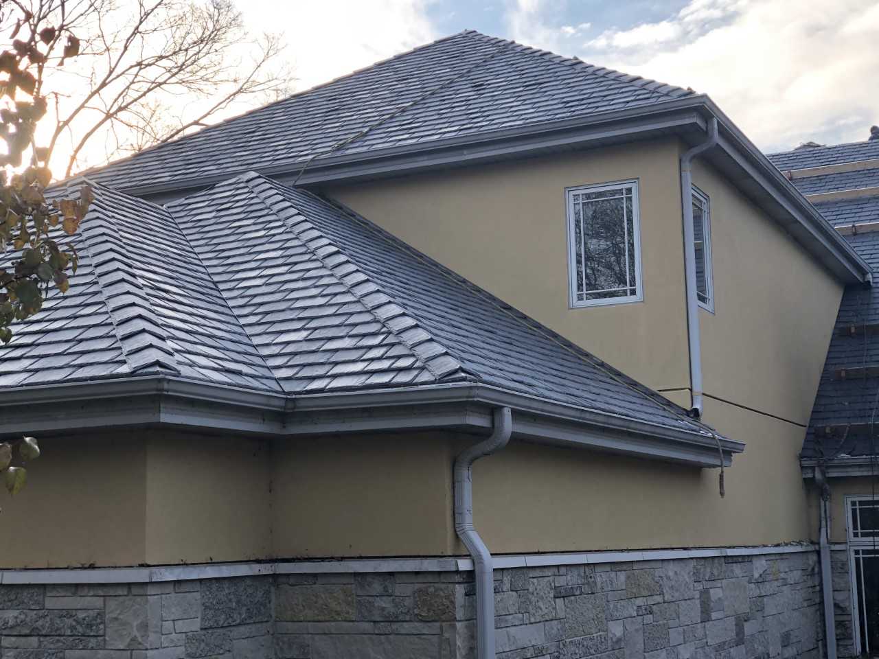 Wisconsin Roofing LLC | Residential | Composite Slate | Side View
