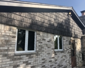 Wisconsin Roofing LLC | Germantown | CertainTeed Landmark PRO Weathered Wood | New seamless storm gutters | New Luxury Cedar Discovery Shake Rustic Side