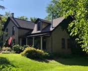 Wisconsin Roofing LLC | Hartford | Residential | Designer Summer Harvest | Old farmhouse 1900's with designer shingles very old style framing fixed