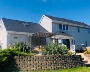 Wisconsin Roofing LLC | Pewaukee | Residential Landmark Pro Moire Black | Backyard