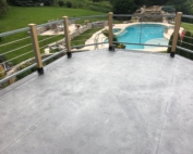 Wisconsin Roofing LLC | Best Work | Flat Deck | Backyard | Waukesha