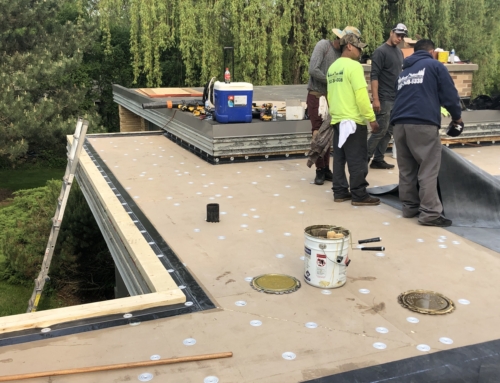 Wisconsin Roofing LLC | Flat Deck | In Progress | Brookfield