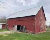 Wisconsin Roofing LLC | Plymouth WI | Custom Bent Firestone Standing Seam Metal | Barn Outside