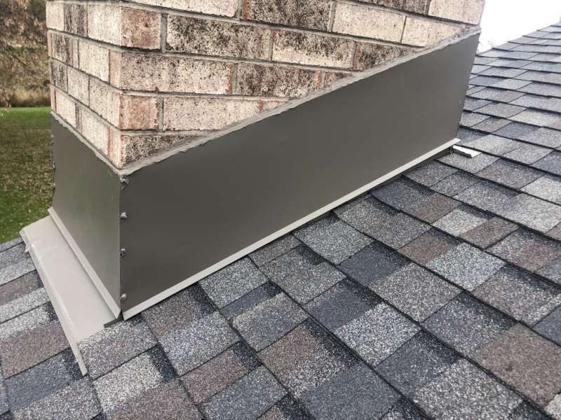 Wisconsin Roofing LLC | Residential | Mequon | Chimney diverter ...