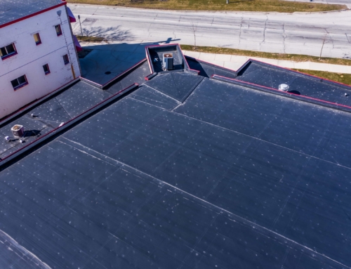 Wisconsin Roofing LLC | Drone | Commercial | Street Side View