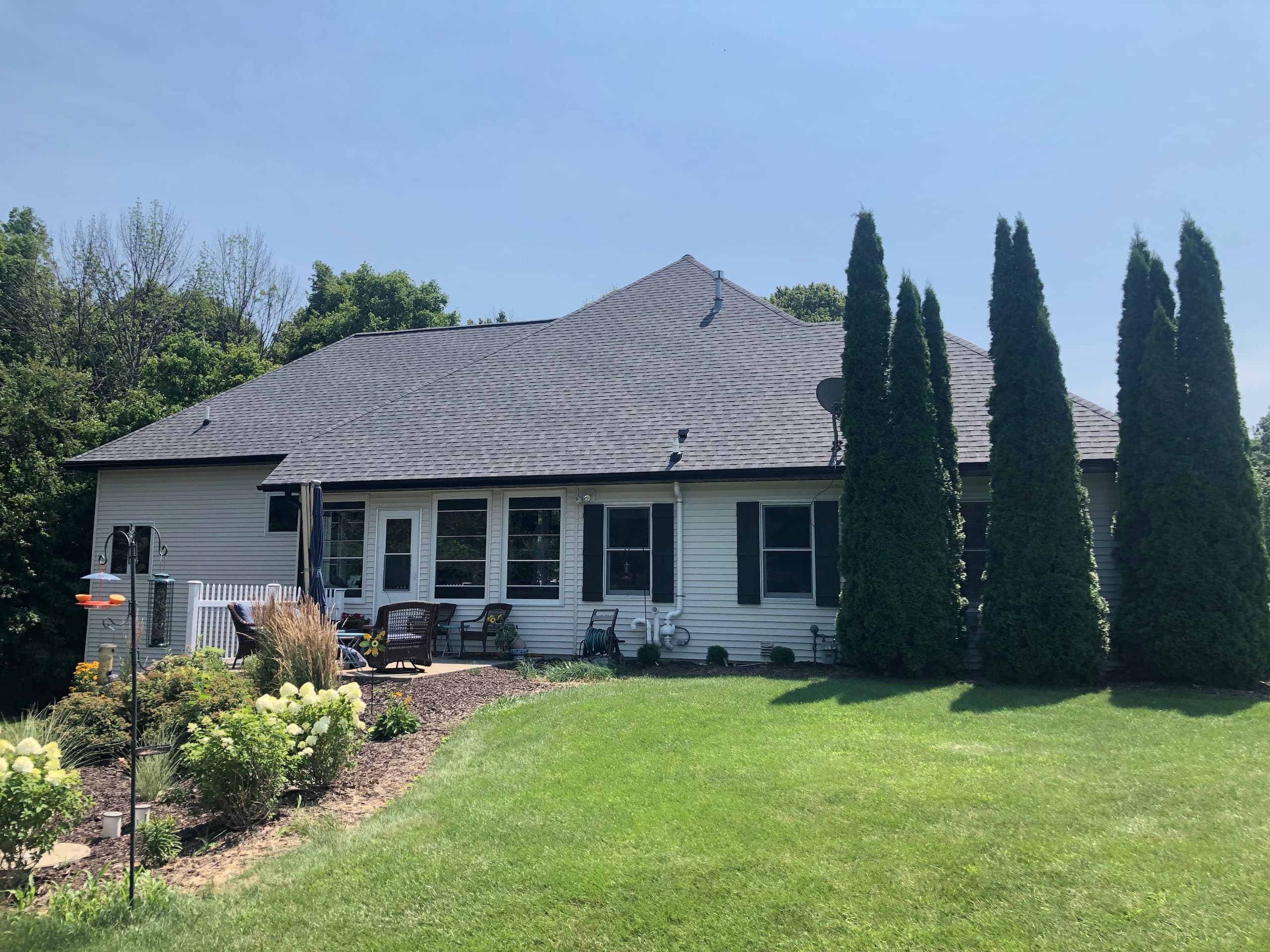 Wisconsin Roofing LLC | Plymouth | CertainTeed Landmark Pewter | New roof and venting