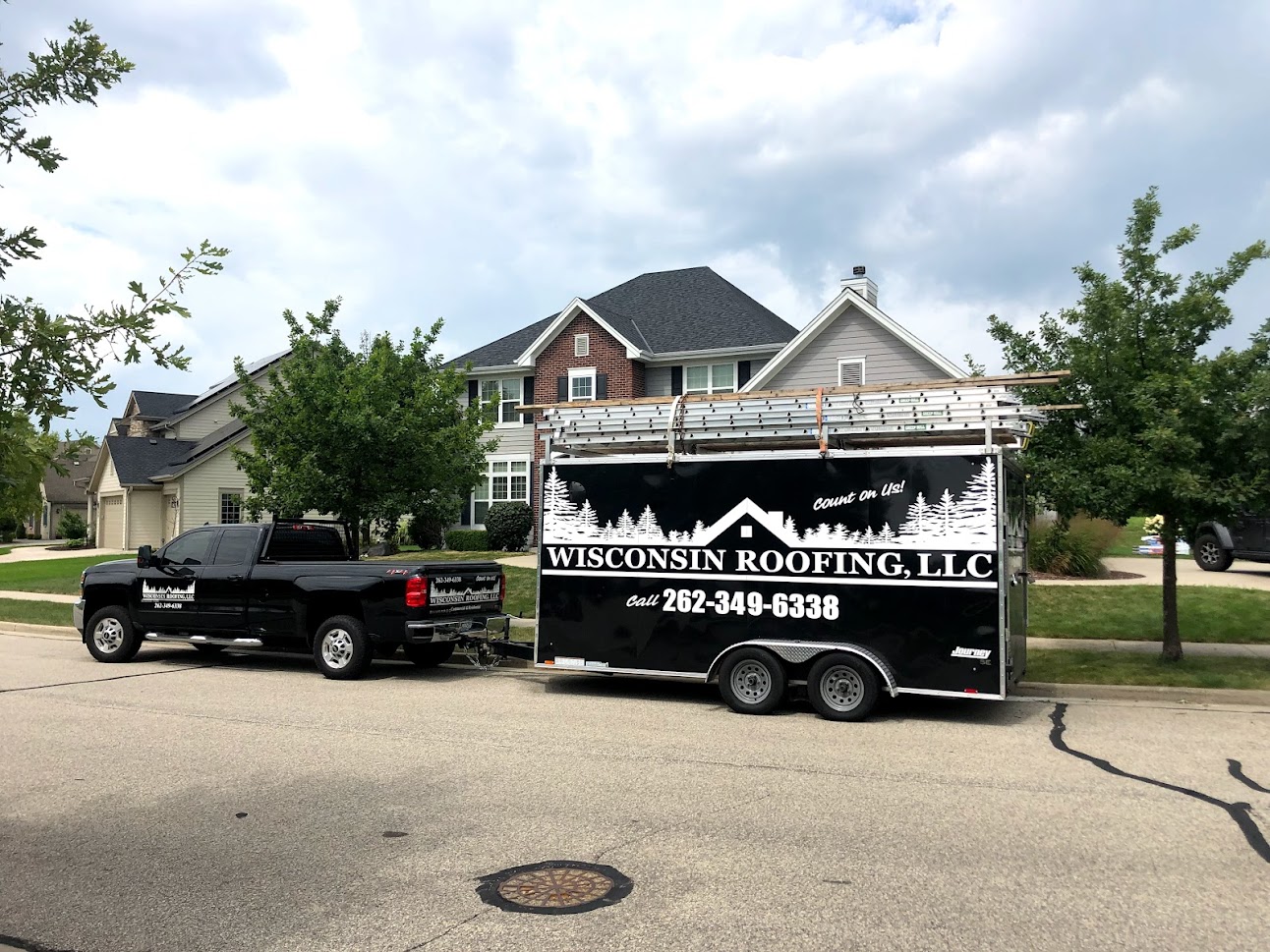 Wisconsin Roofing LLC | Howards Grove | New Roof | Truck Trailer