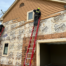 Wisconsin Roofing LLC | Siding | New LP Replaced Cedar | In Process Garage Area
