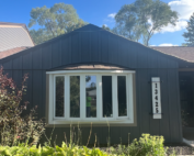 Wisconsin Roofing LLC | Siding | New LP with Vertical Baton Accents | Replaced Cedar | Front